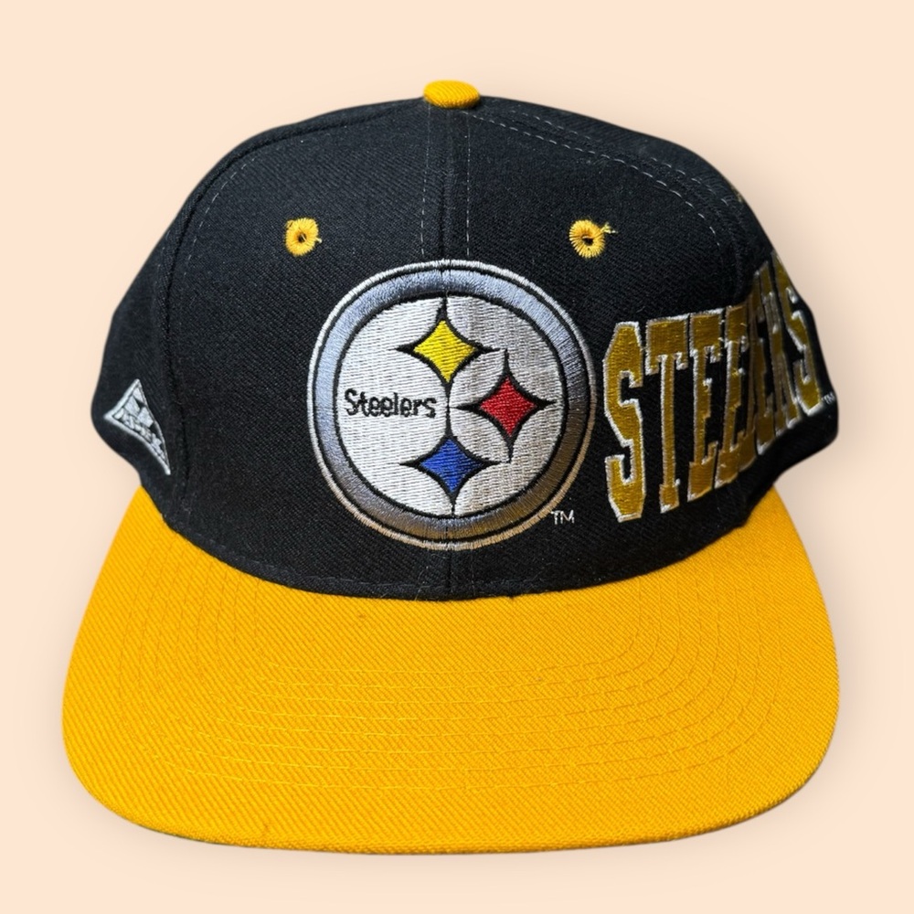 Vintage Pittsburgh Steelers 1990s Apex One Snapback Hat NHL Vtg 90s